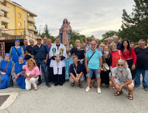 Pellegrinaggio a piedi a Frondarola